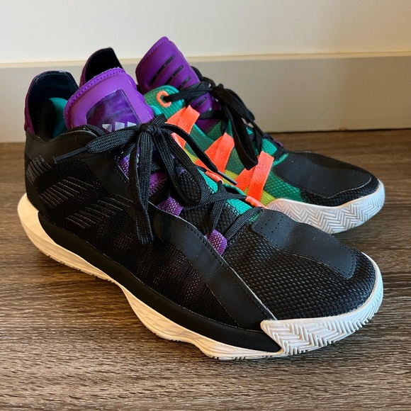 Adidas Dame 6 ‘Purple Tongue’ Size 10 - Picture 1 of 8